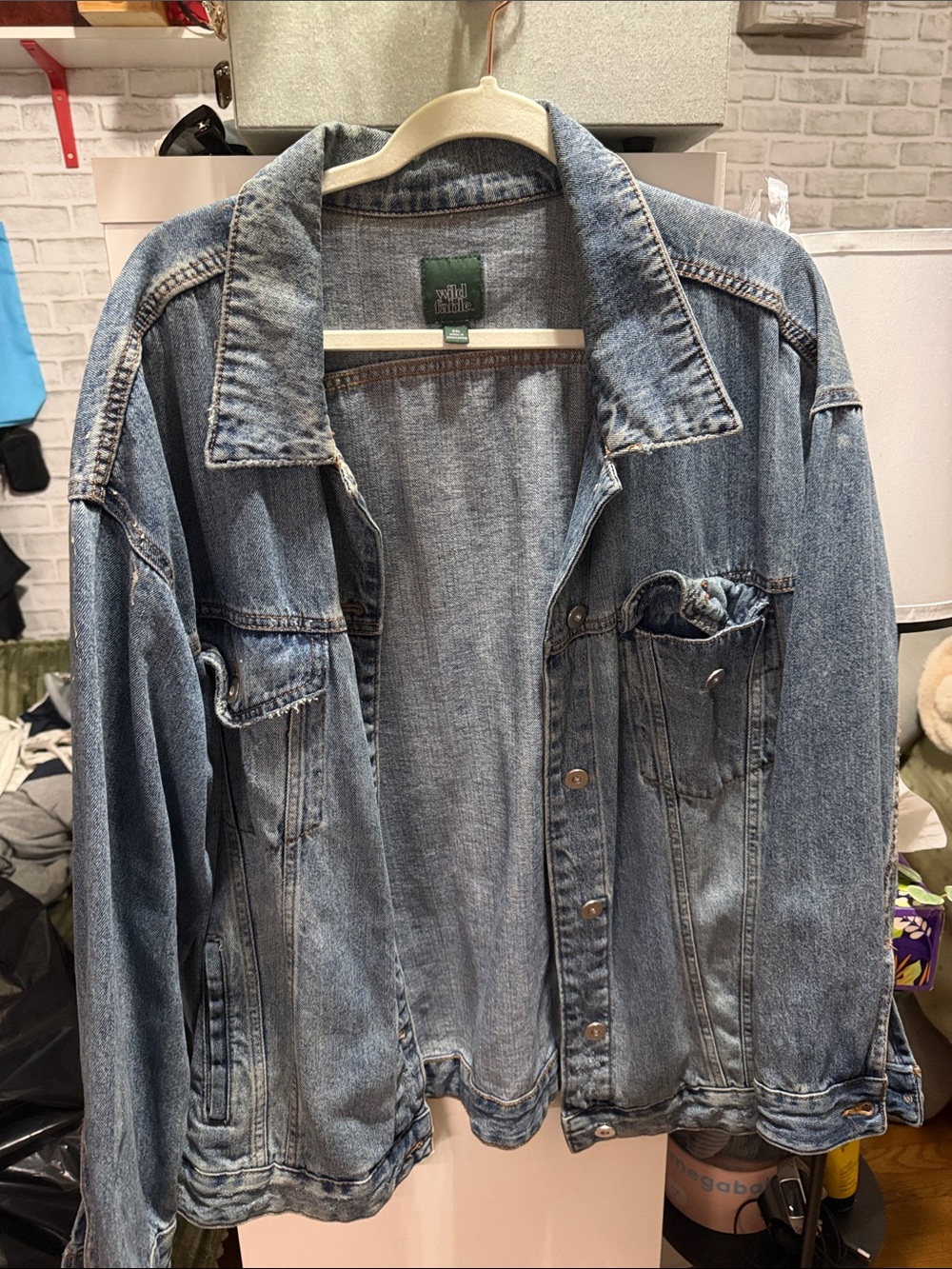 wild fable Green Logo Patch Denim